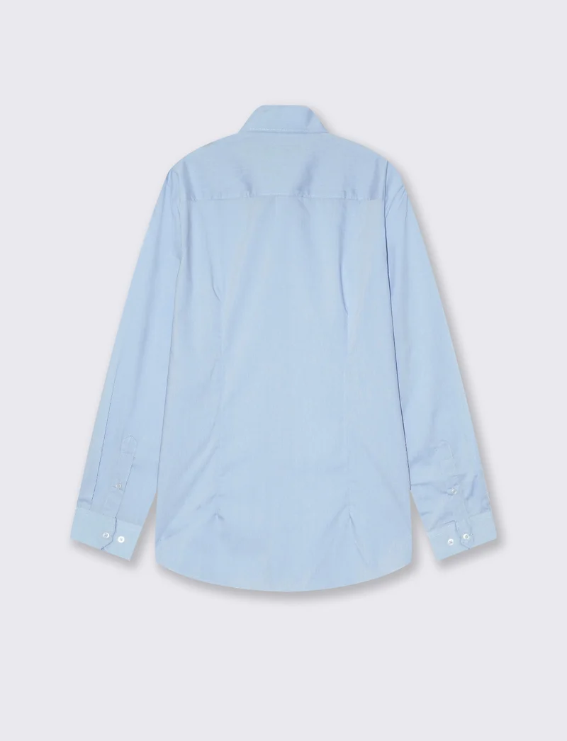 CAMICIA BASIC SLIM FIT EASY IRON - Celeste