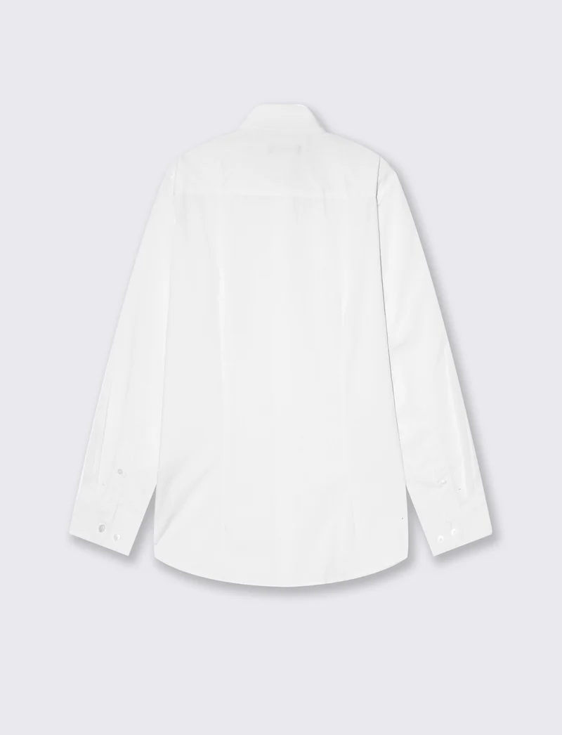 CAMICIA BASIC SLIM FIT EASY IRON - Bianco