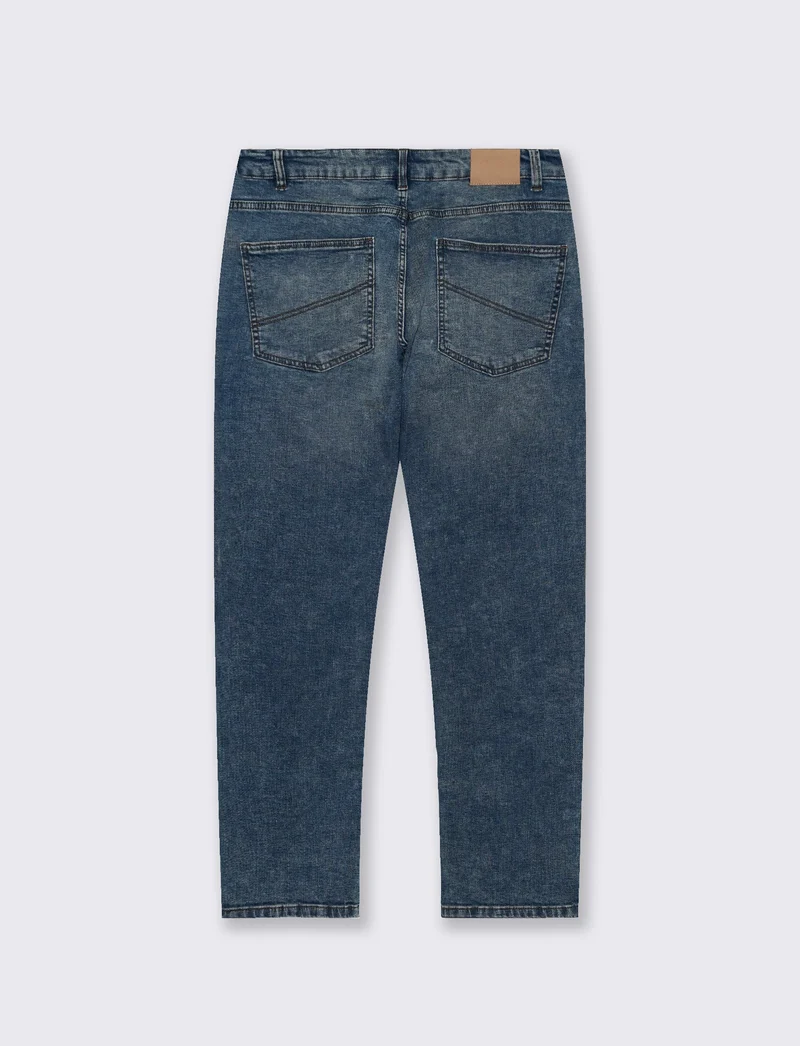 JEANS SLIM FIT BLU MEDIO - Denim