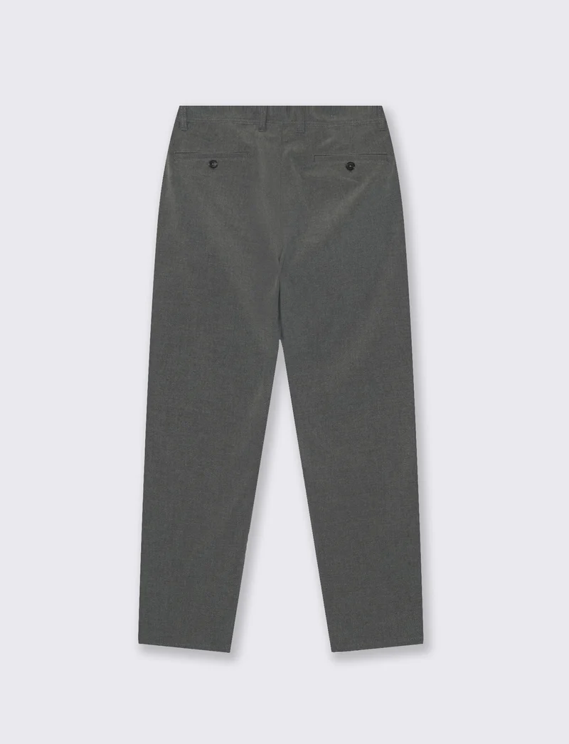 Pantaloni Chino Formal Fit Uomo - Grigio mel.