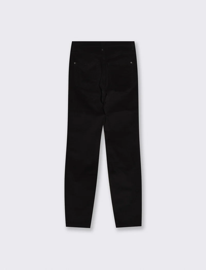 Pantalone skinny con vita regolare - Nero