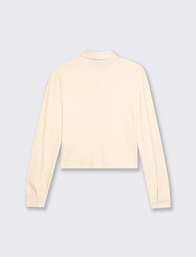 Camicia corta e manica lunga unita - Avorio