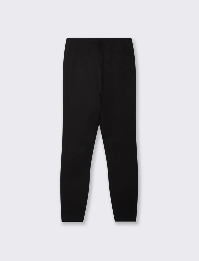 Fuseaux skinny con bottoni decorativi - Nero