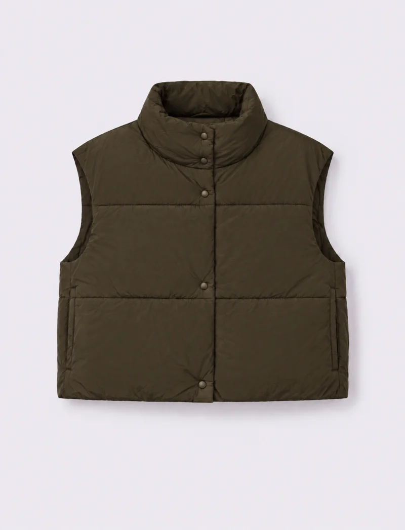 Giubbotto bomber smanicato imbottito - Ve.milit.