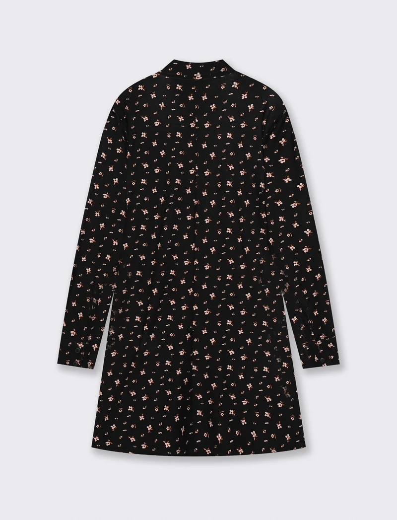 Vestito a manica lunga con colletto polo - var 2