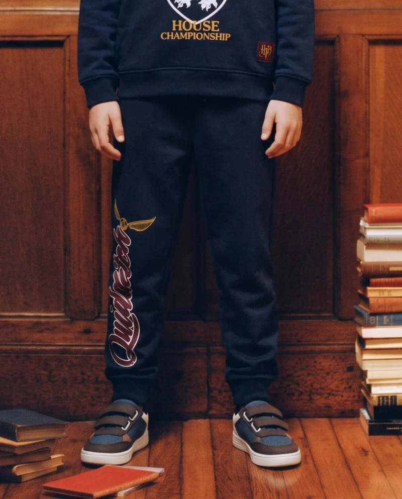 Jogger Harry Potter in cotone blu - Blu