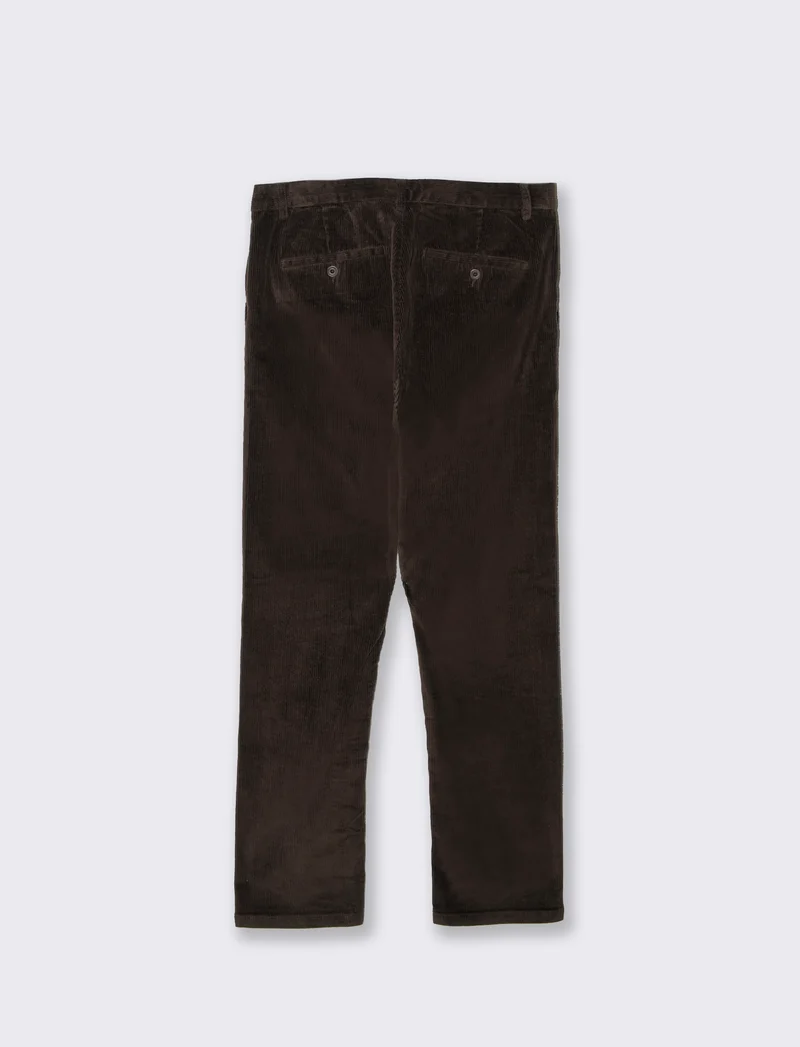 Pantaloni Chino in velluto a coste - Moro