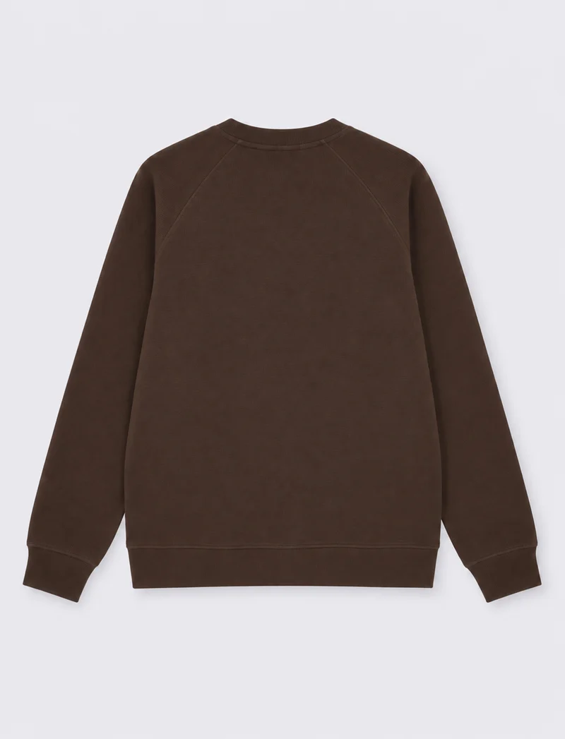 Felpa Jacquard Girocollo Regular Fit - Moro