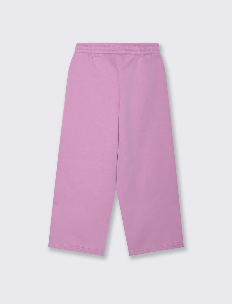 Jogger felpa gamba larga stampa Minions - Rosa