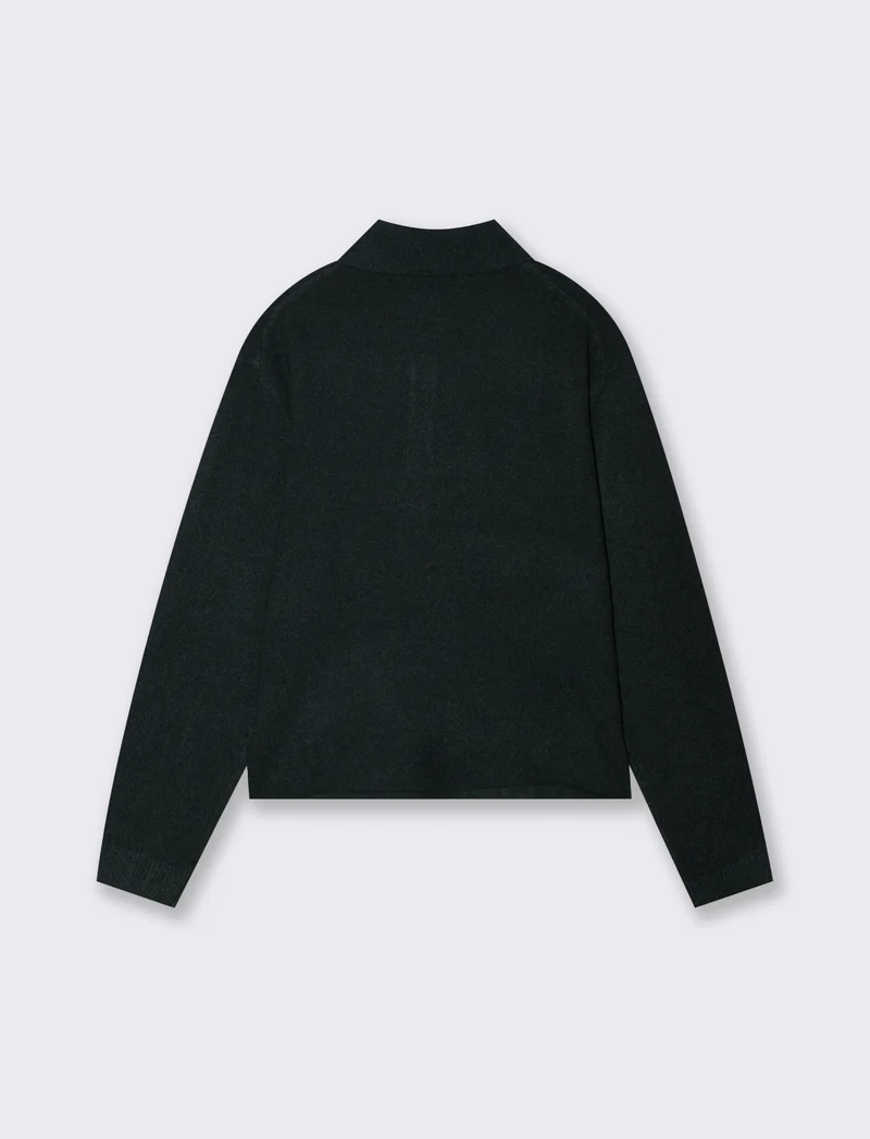Maglia polo elegante e versatile - Verde bosco