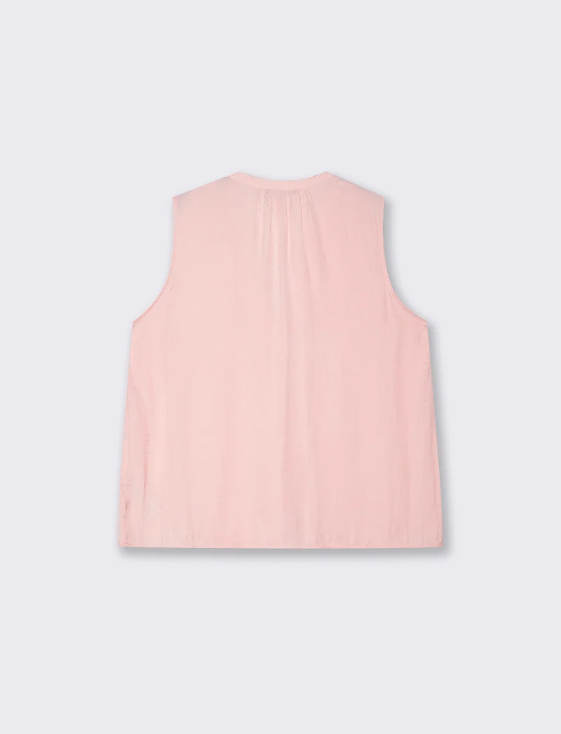 Casacca Giromanica con Scollo a V - Rosa polvere