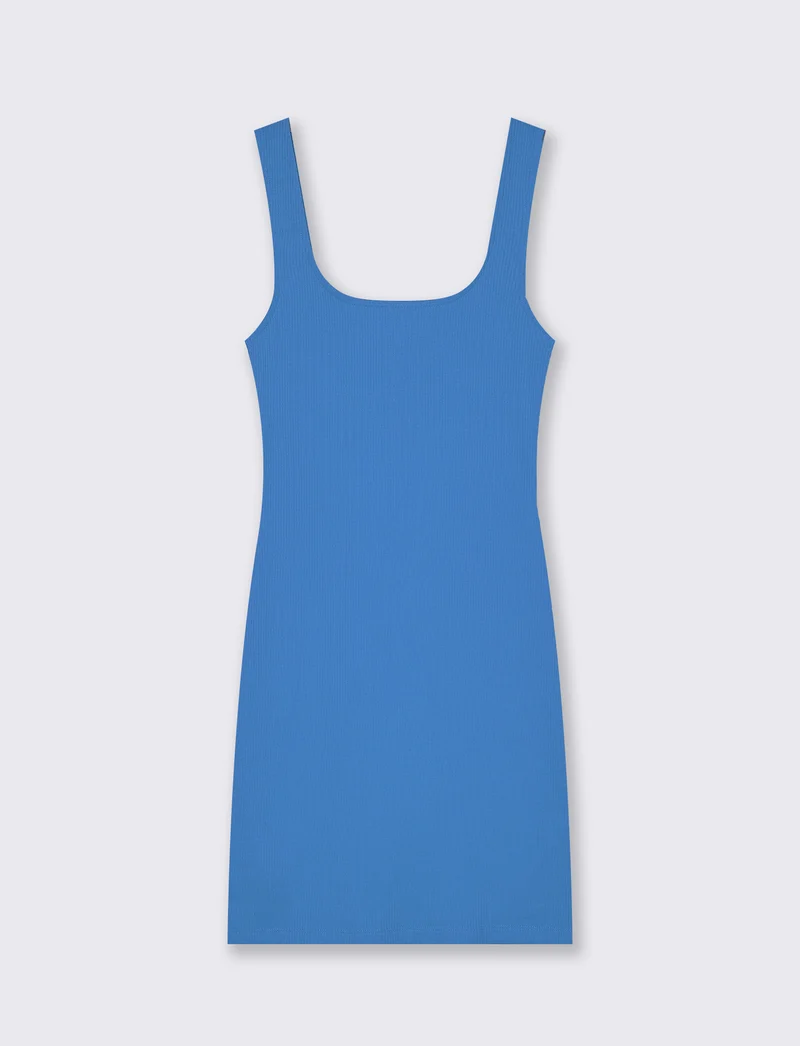 Vestito corto da donna - Bluette