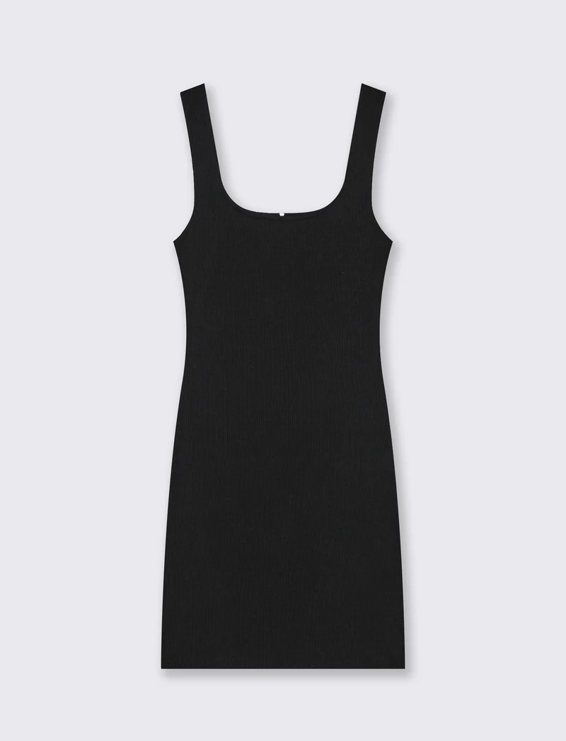 Vestito corto da donna - Nero
