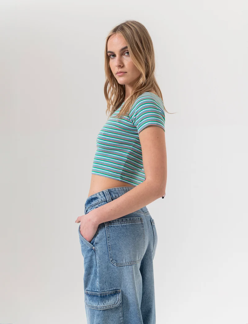 T-shirt crop da donna - var 2