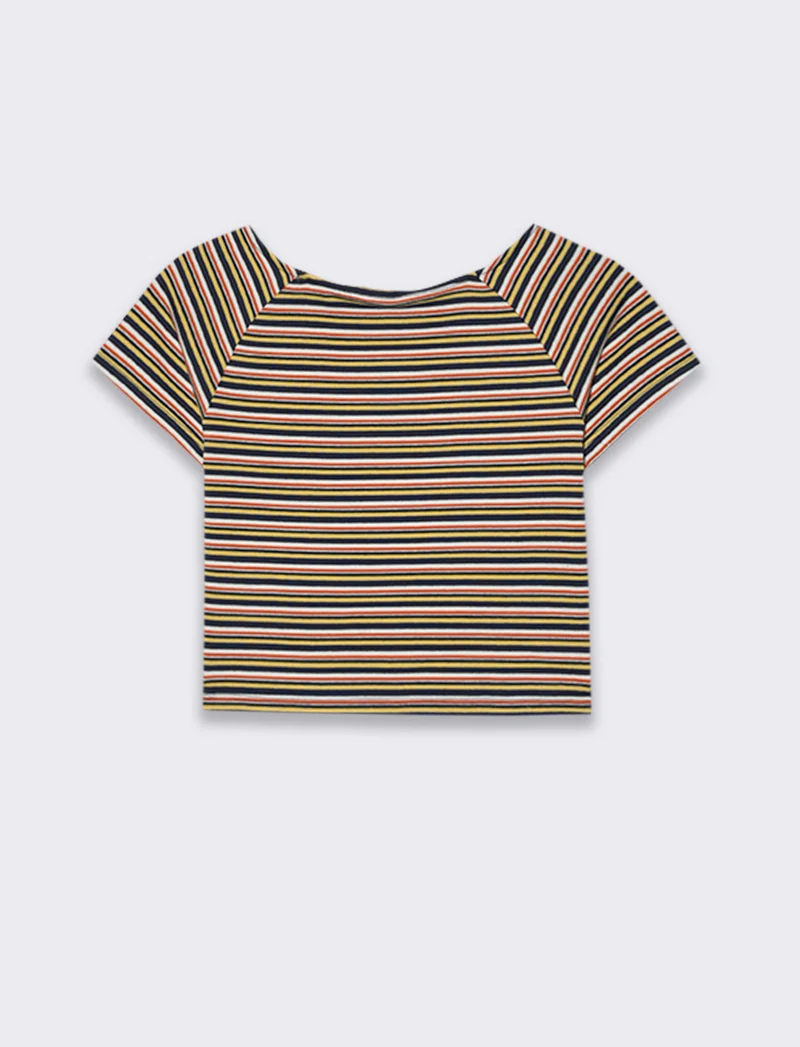 T-shirt crop da donna - var 1