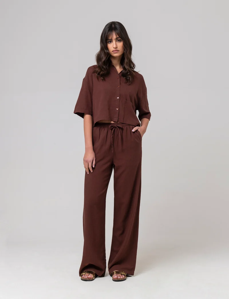 Camicia crop da donna - Caffe'