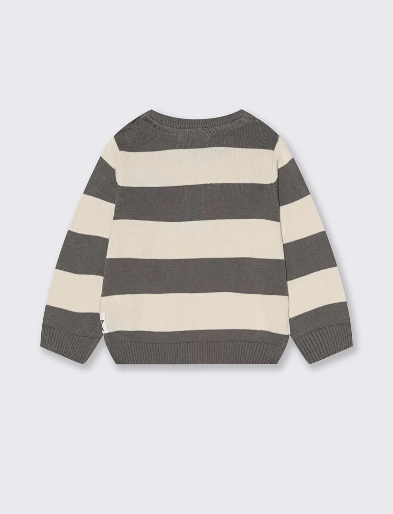 Maglione rigato girocollo basico e trendy - Righe