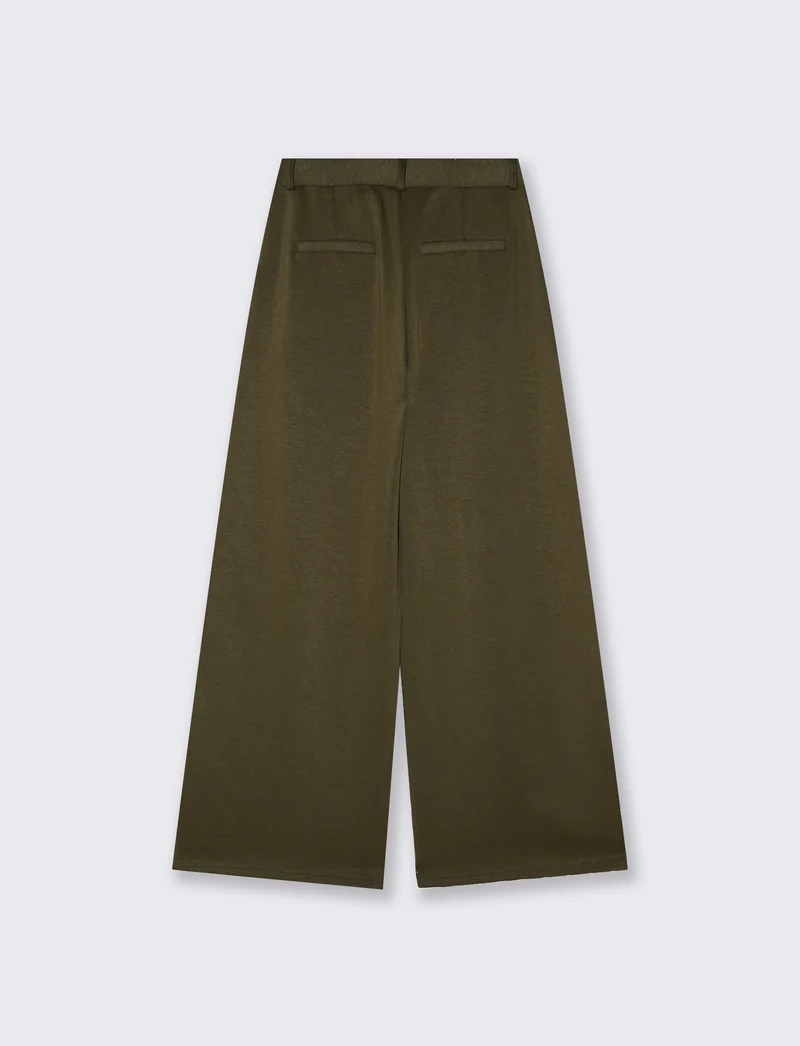 Pantalone palazzo con pinces e tasche - Ve.milit.