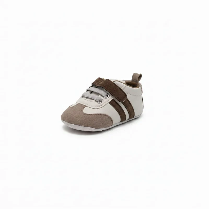 Scarpa neonato in poliuretano antiscivolo - Bianco