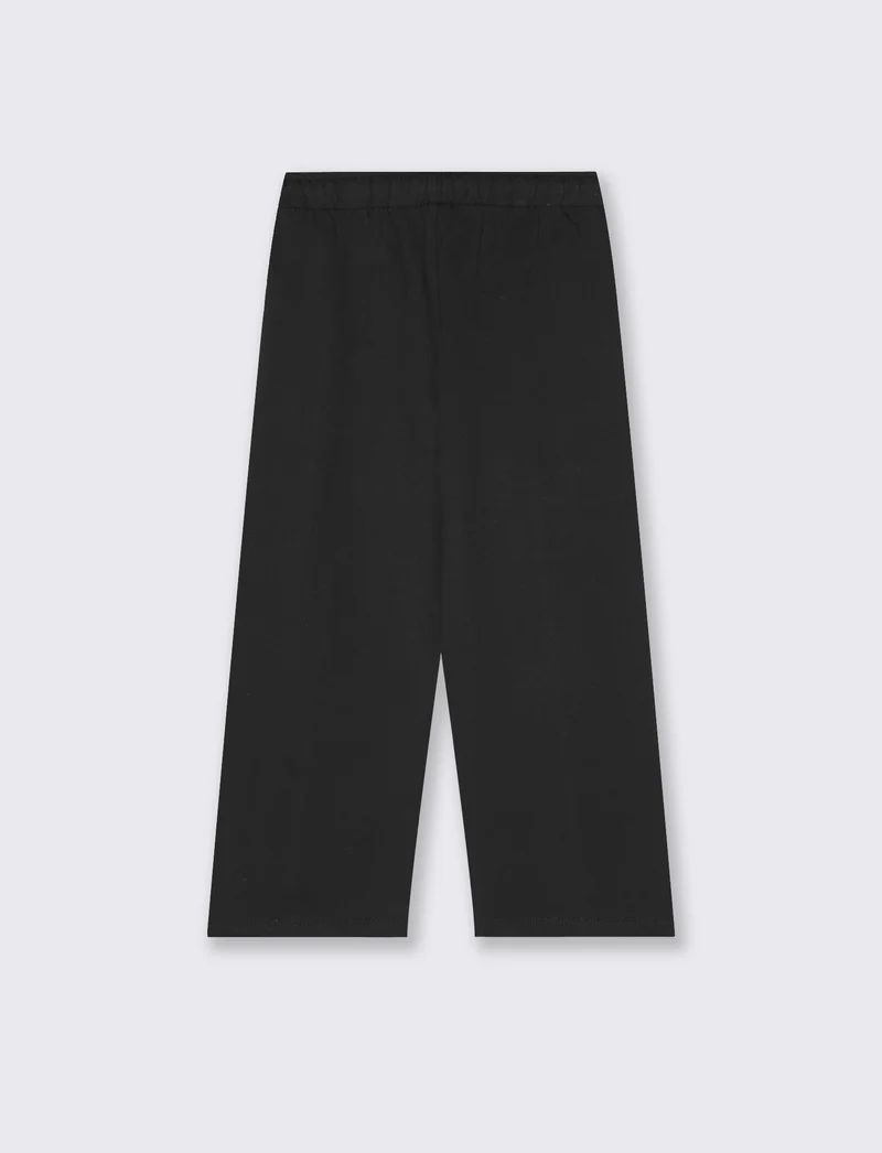 Pantafitness Jogger in Cotone per Bambina - Nero