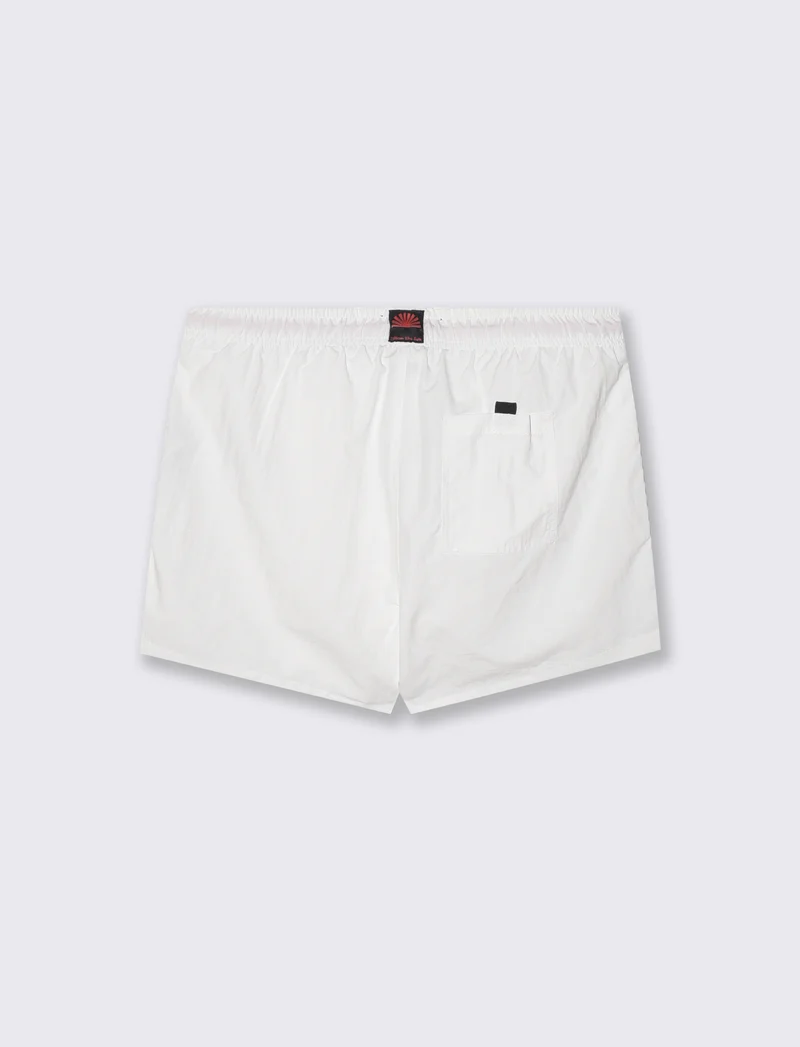 Costume Mare in Tessuto Tecnico Premium - Bianco