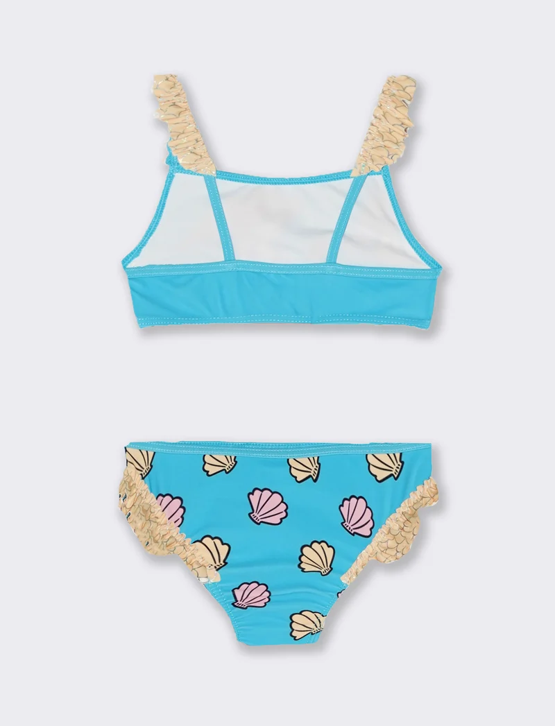 Costume Sirenetta due pezzi bambina - Blu