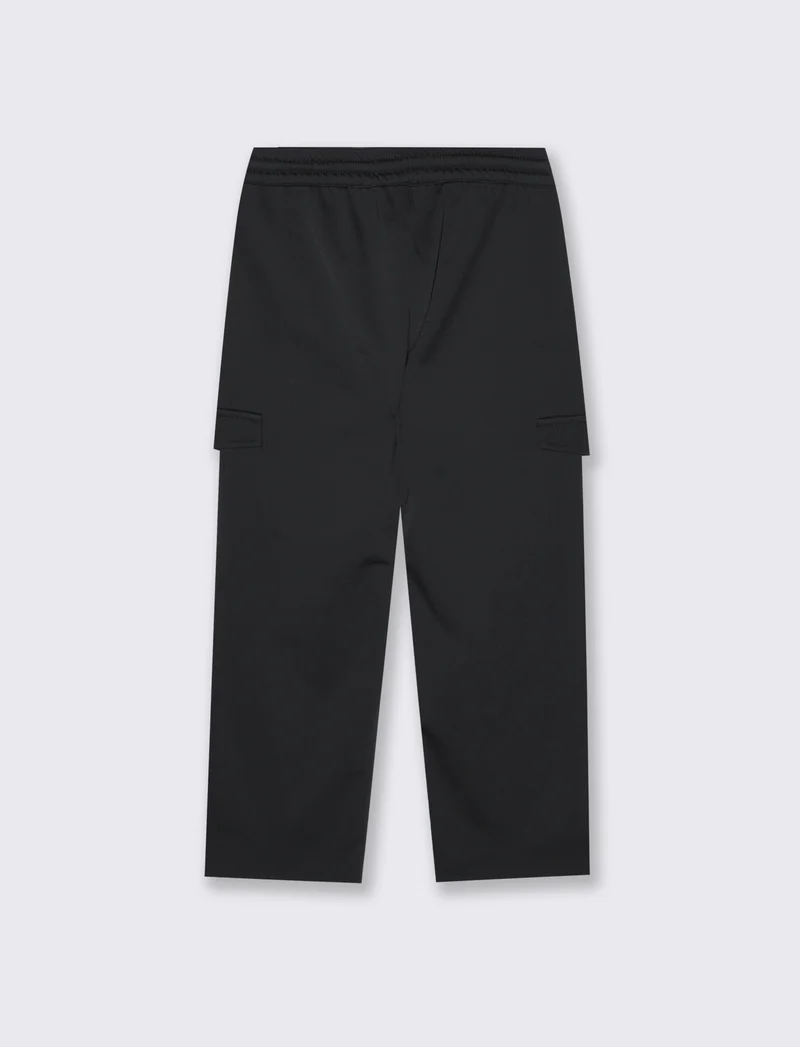 Pantaloni tecnici con coulisse casual - Nero