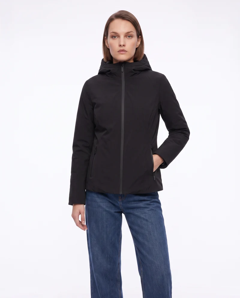 Giubbino doubleface versatile e moderno - Nero