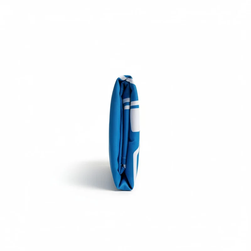 Telo mare d10s con scritta esclusiva - Azzurro