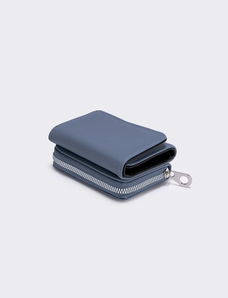 Portafogli e portamonete con charms - Denim