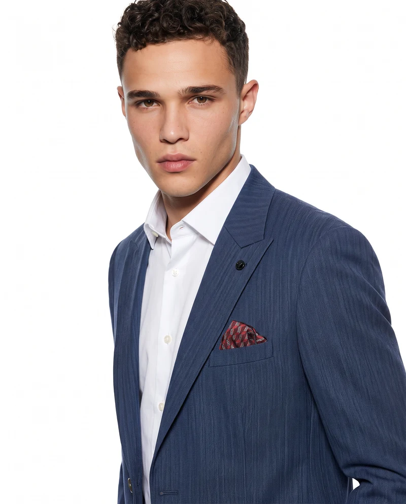 Blazer Strutturato Formale con Pochette - Avion