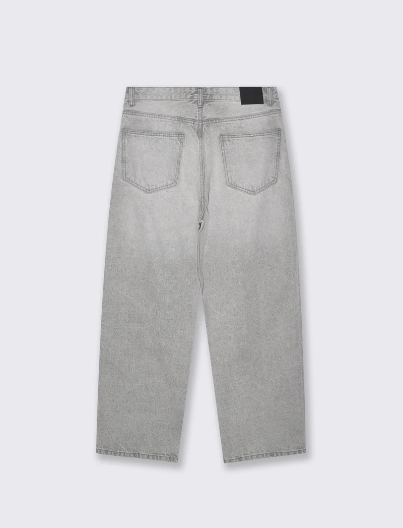 Jeans extra baggy fit grigio medio - Grigio