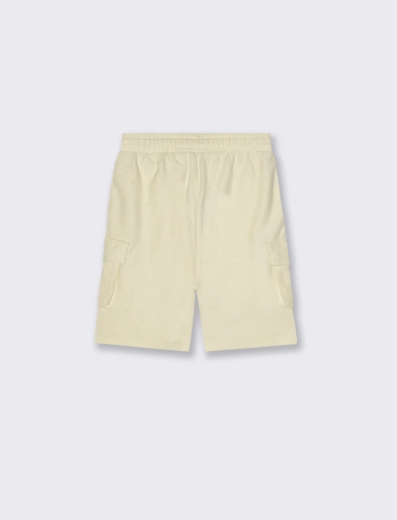 Bermuda in felpa da bambino - Beige