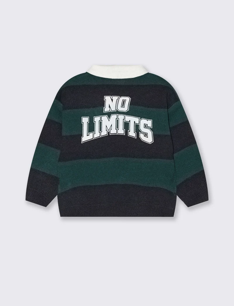 Maglioncino a righe in stile varsity - Righe