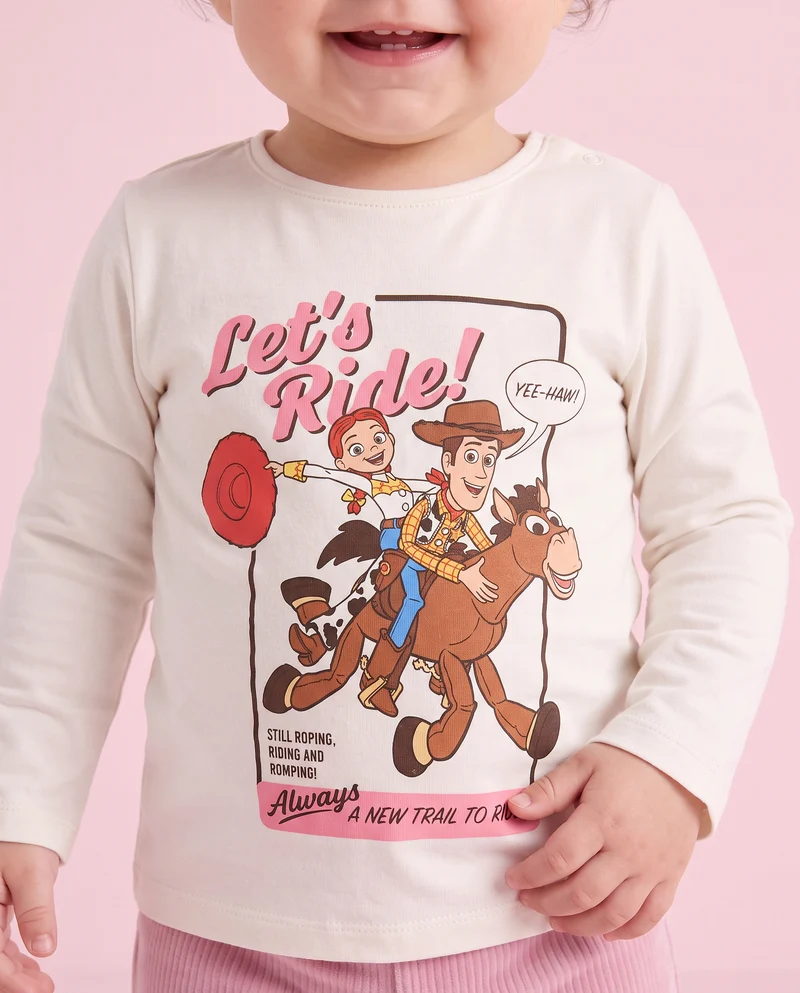 T-shirt Toy Story con personaggi Disney - Bianco