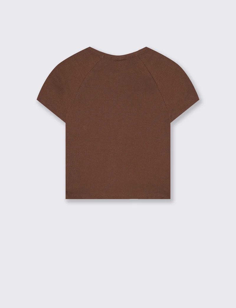 T-shirt crop manica corta raglan - var 3
