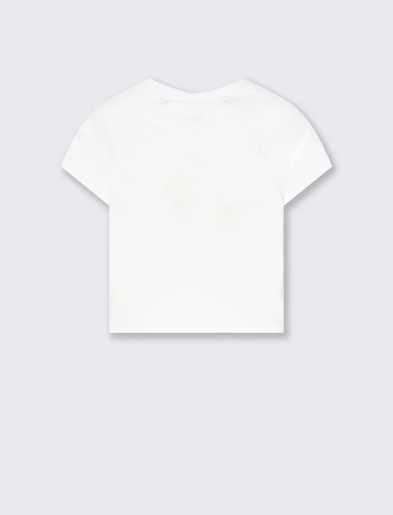 T-shirt crop manica corta raglan - var 1
