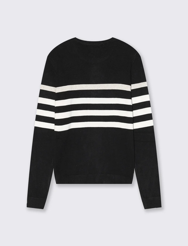 Maglia manica lunga scollo paricollo - var 1