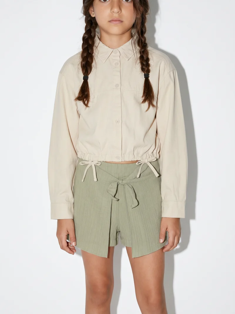Short bambina - Verde