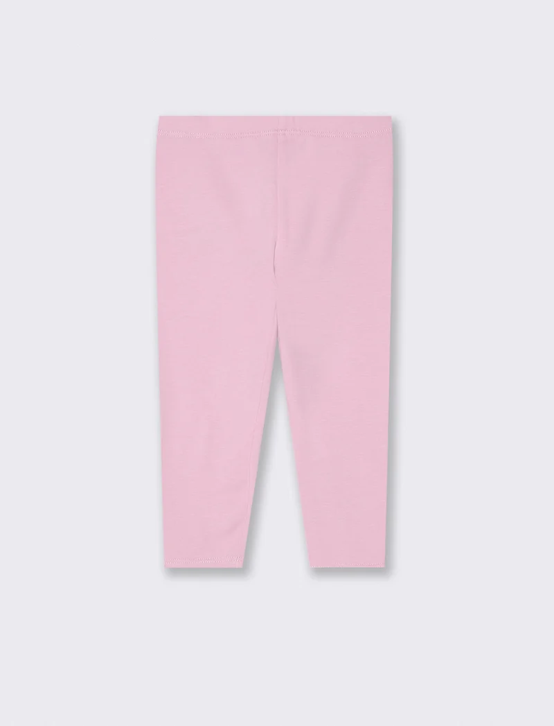Leggings basici tinta unita versatili - Rosa polvere