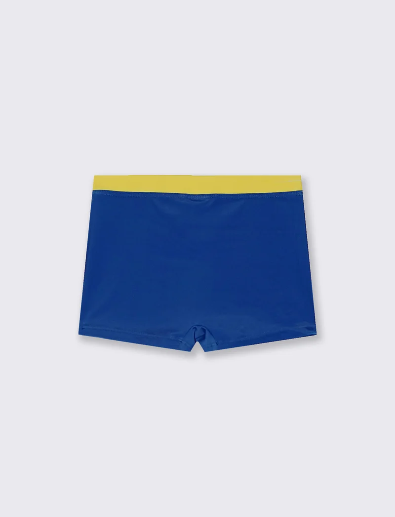 Costume boxer Pikachu in tessuto elastico - Blu navy