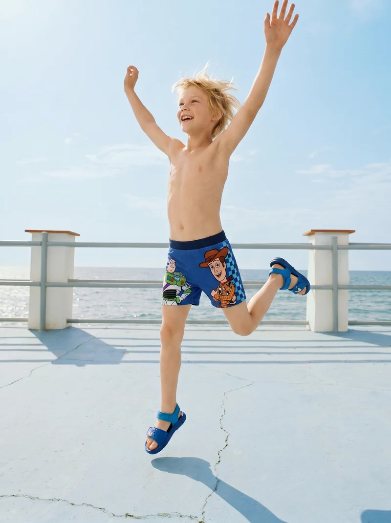 Costume boxer Toy Story per l'estate - Blu navy