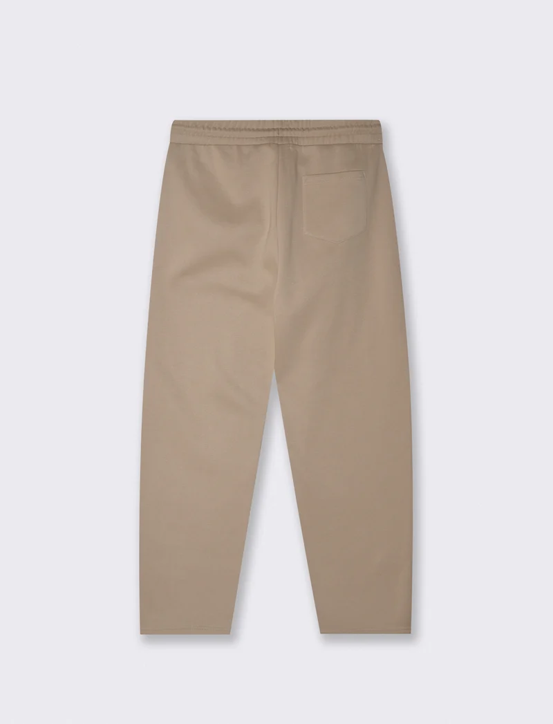 Pantaloni in felpa con vita jogger - Beige