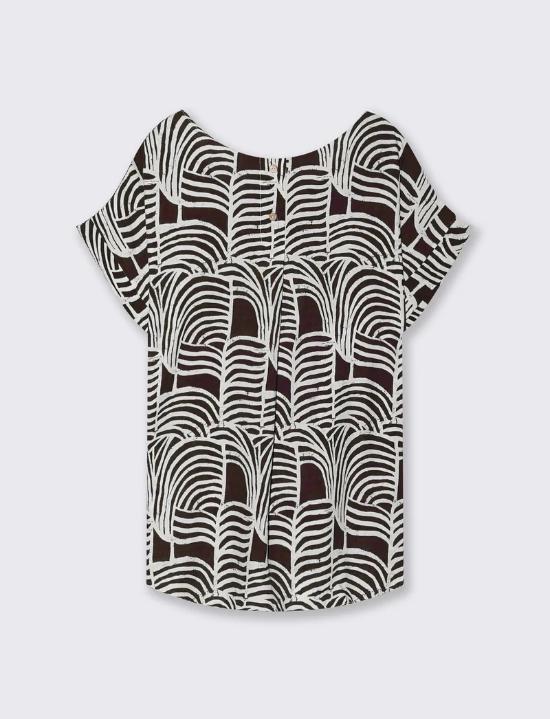 Maglia Fantasia con Manica a T - Moro