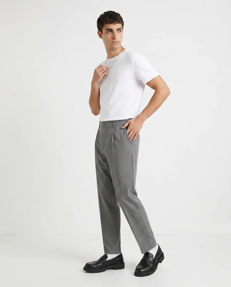 Pantaloni Chino Relaxed Easy Pant Uomo - Grigio mel.