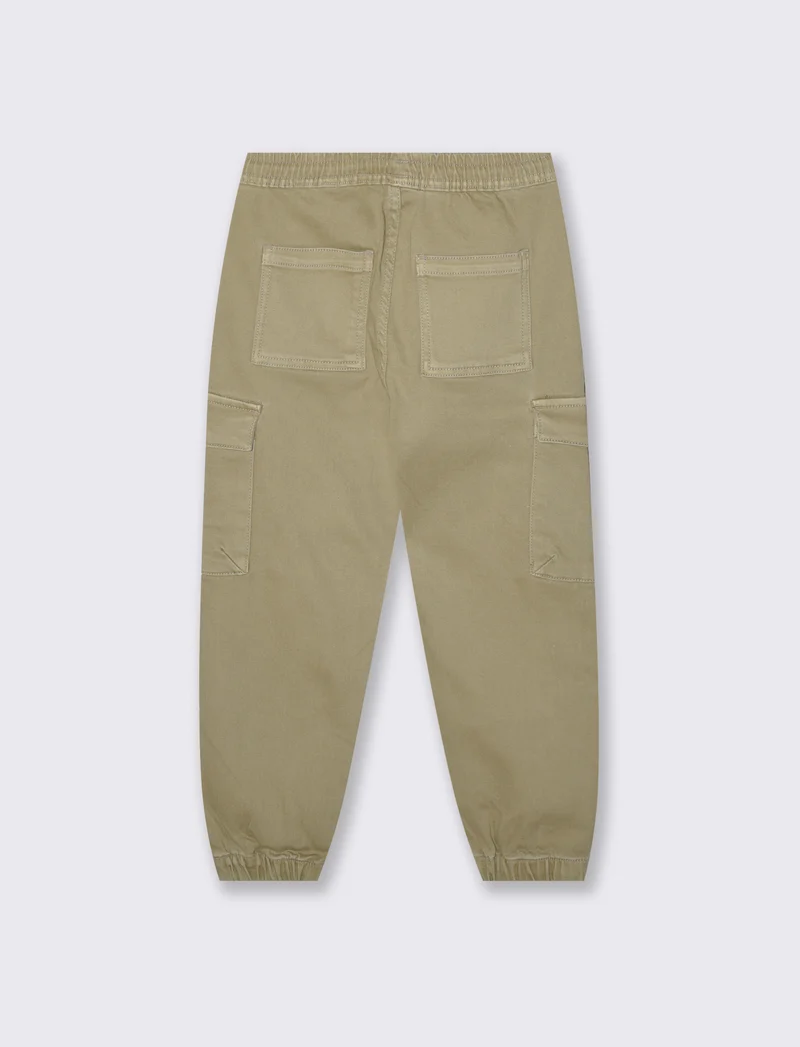Jogging e pantaloni cargo in maglia - Beige