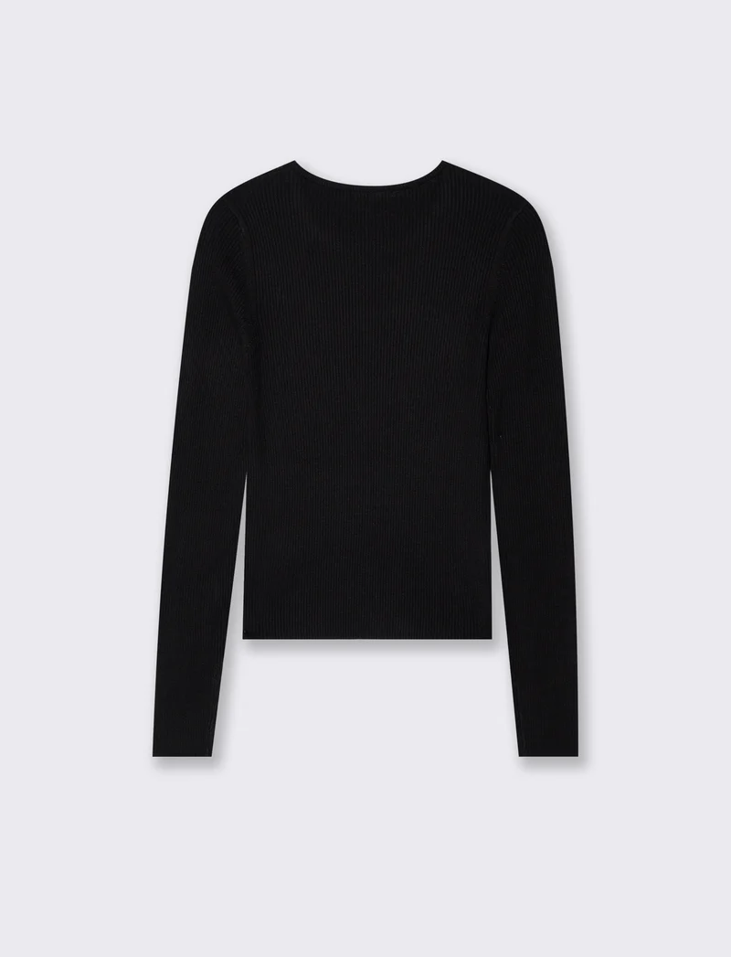 Maglia paricollo - Nero