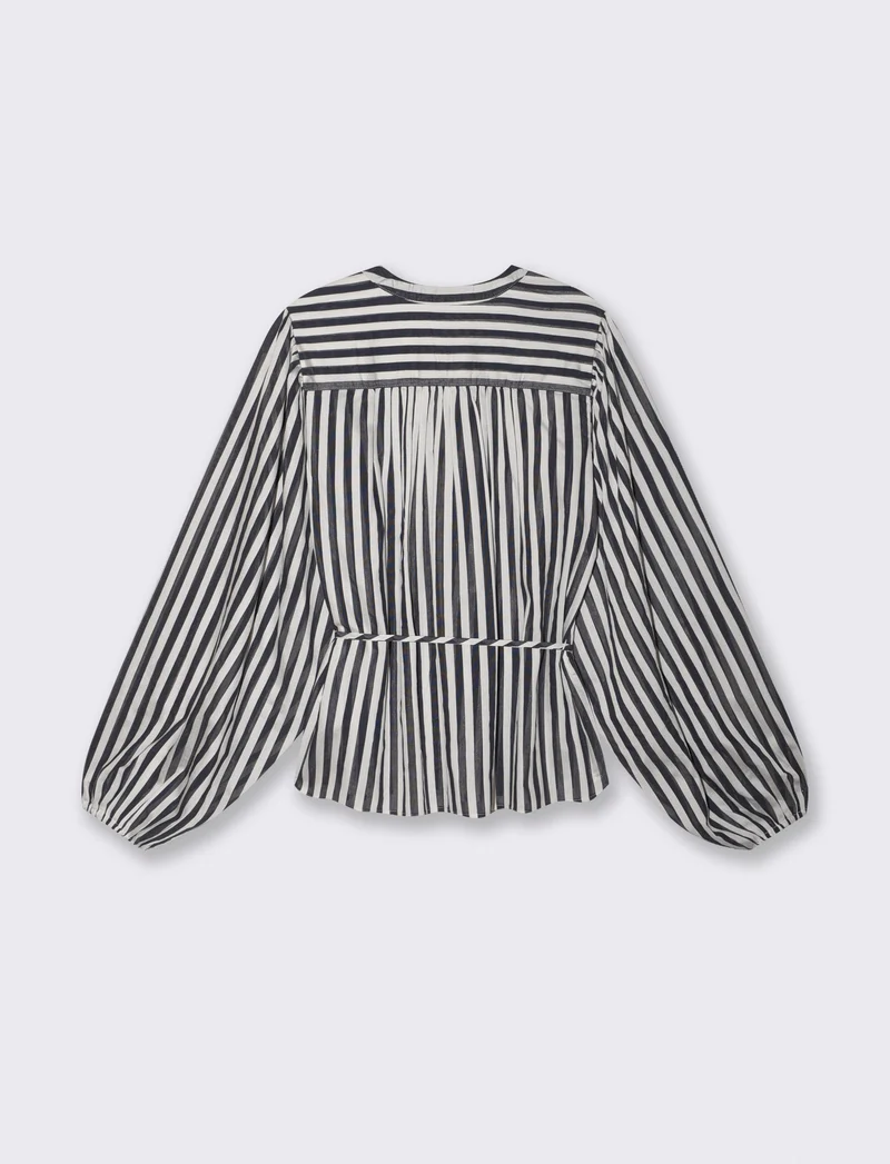 Camicia Lunga con Collo Coreano - var 1