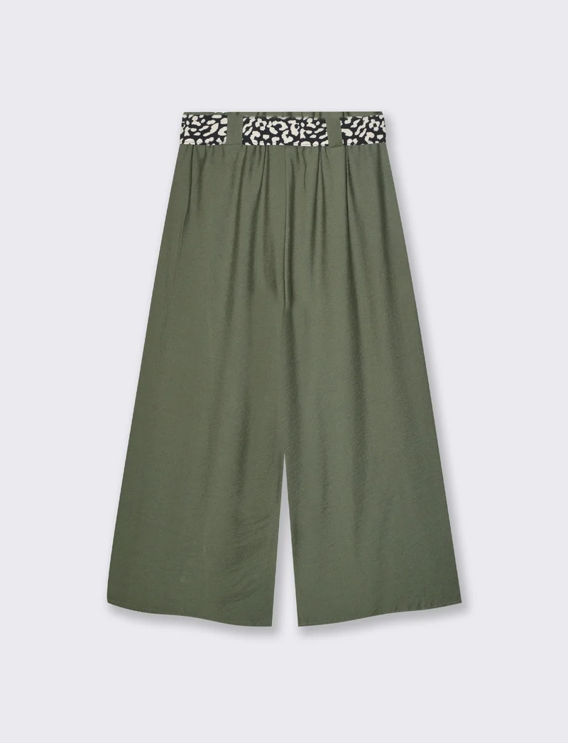 Pantaloni ampi con elastico e cintura - Ve.milit.