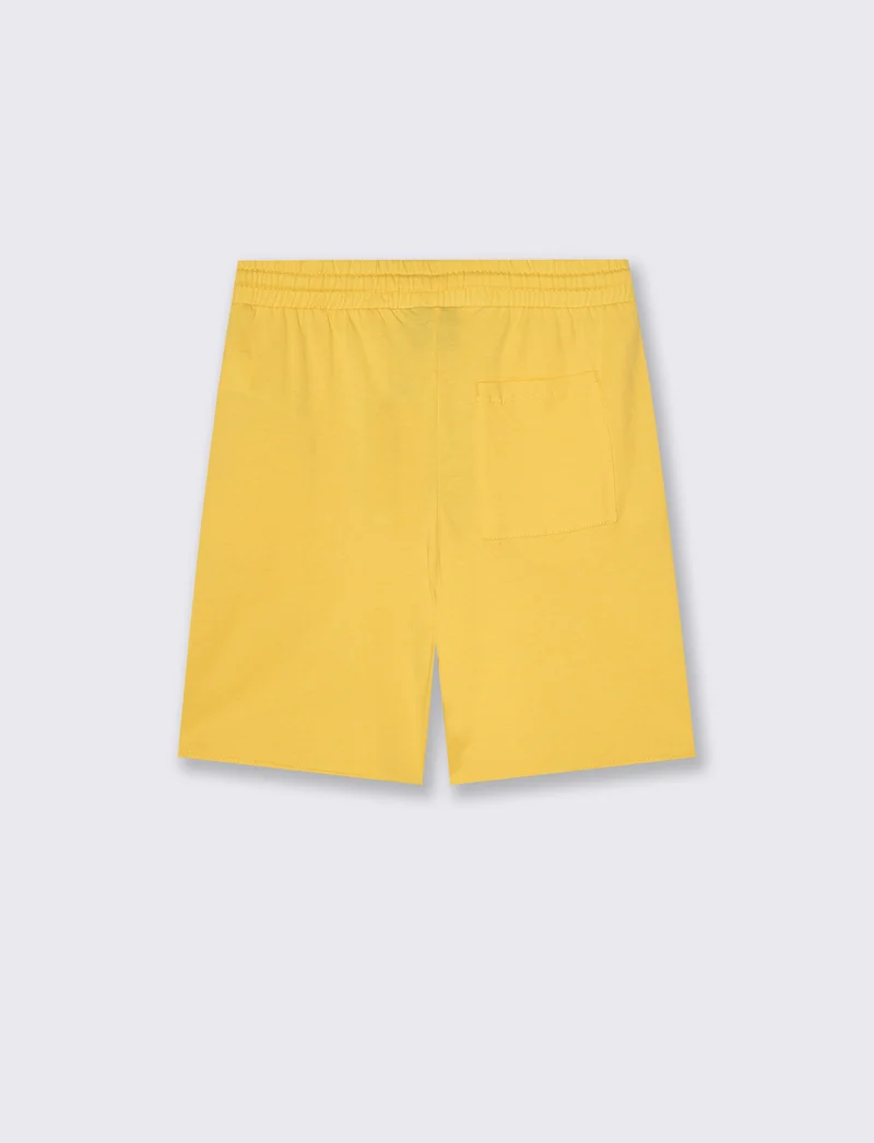Bermuda NBA in cotone con coulisse - Giallo